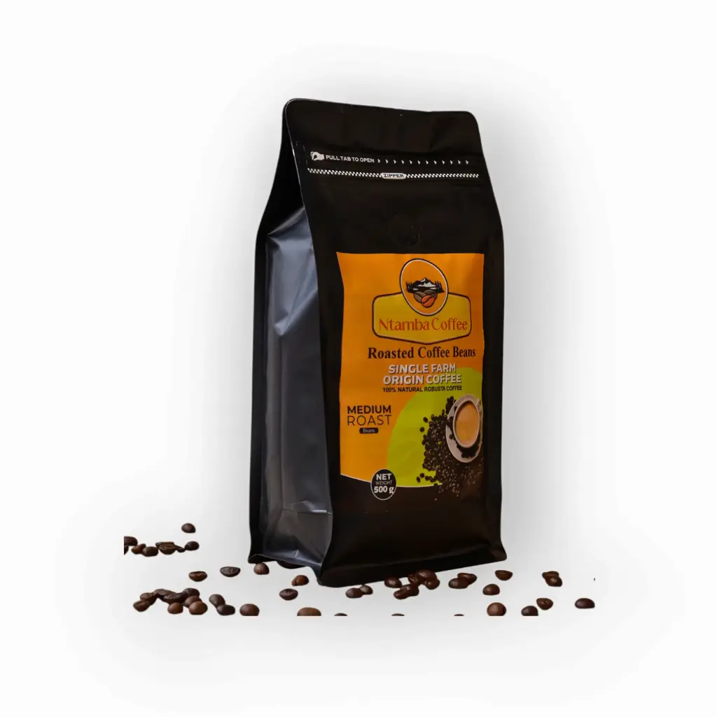 Ugandischer Robusta-Kaffee – Organic Qualität, (500g)