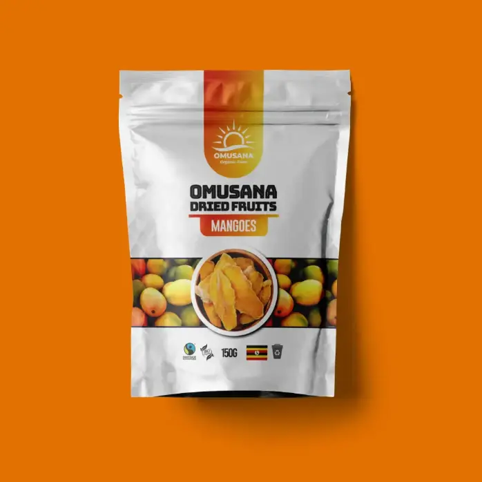 Bio-Sonnengetrocknete Ugandische Mangos, (150g)