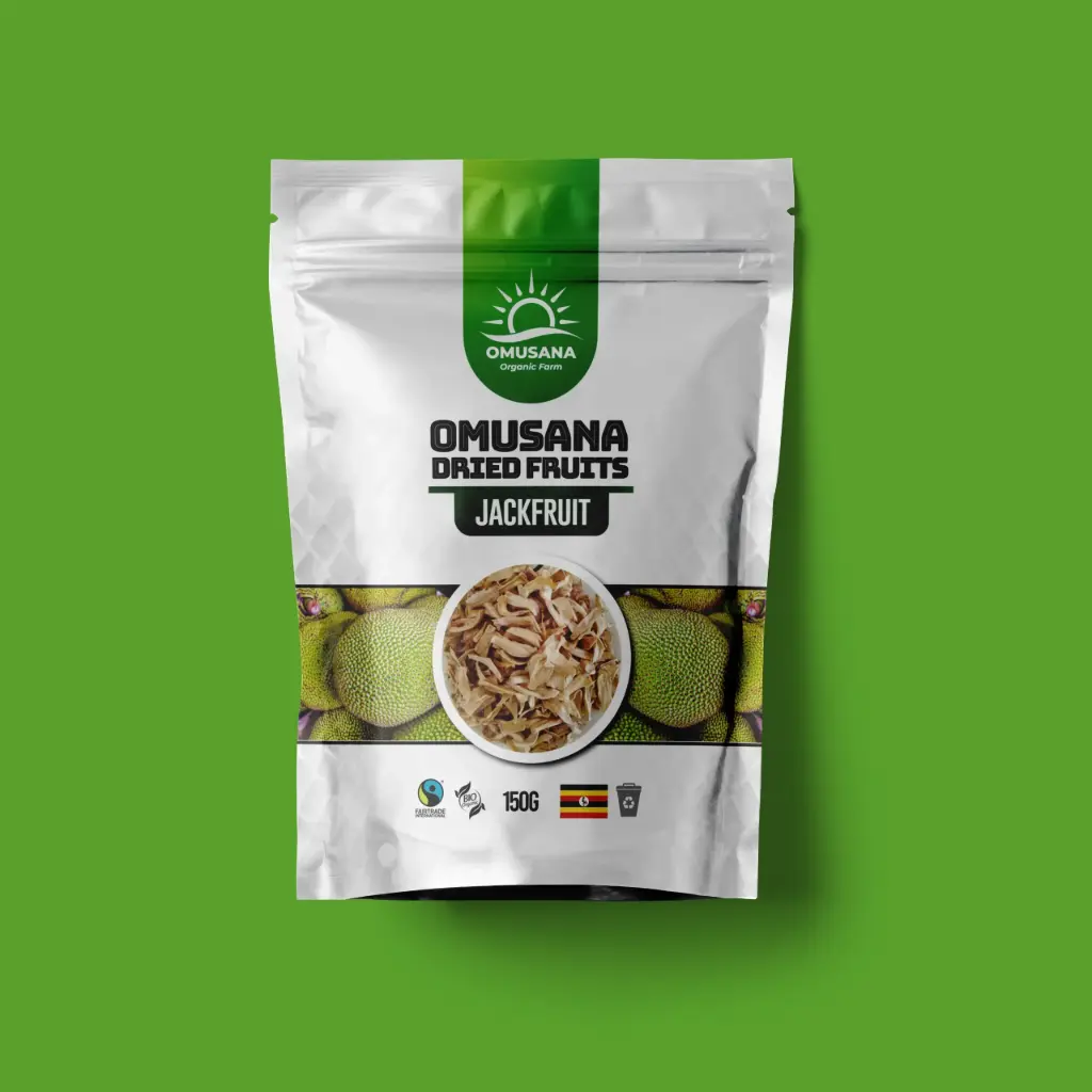 Bio-Sonnengetrocknete Ugandische Jackfrucht, (150g)